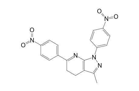 1,6-bis(4'-Nitrophenyl)-3-methyl-4,5-dihydropyrazolo[3,4-b]pyridine