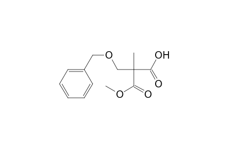 Methyl Hydrogen 2-[(Benzyloxy)methyl]-2-methylmalonate