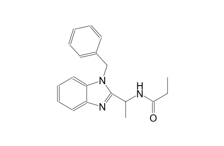propanamide, N-[1-[1-(phenylmethyl)-1H-benzimidazol-2-yl]ethyl]-