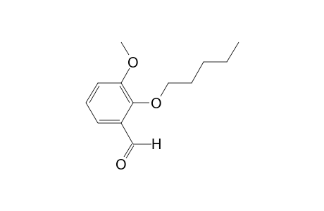 2-Hydroxy-3-methoxybenzaldehyde, pentyl ether