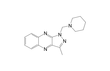 3-Methyl-1-(1-piperidinylmethyl)pyrazolo[4,3-b]quinoxaline