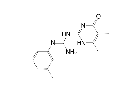 N-(5,6-dimethyl-4-oxo-1,4-dihydro-2-pyrimidinyl)-N''-(3-methylphenyl)guanidine