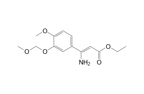 (Z)-3-amino-3-[4-methoxy-3-(methoxymethoxy)phenyl]-2-propenoic acid ethyl ester