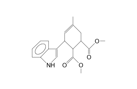 3-(Indol-3'-yl)-5-methyl-cyclohex-4-ene-1,2-dicarboxylic acid, dimethyl ester