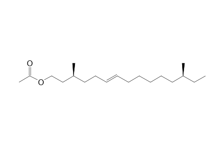 (3S,6E/Z,13S)-3,13-dimethyl-6-pentadecenyl acetate