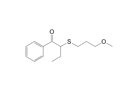 .alpha.-(3-Methoxypropylthio)butyrophenone