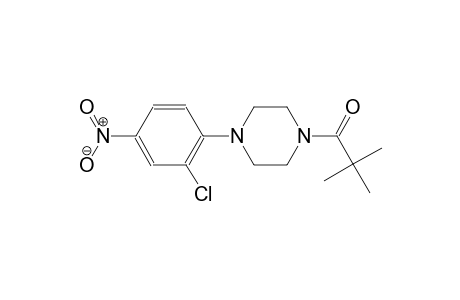 1-(2-chloro-4-nitrophenyl)-4-(2,2-dimethylpropanoyl)piperazine