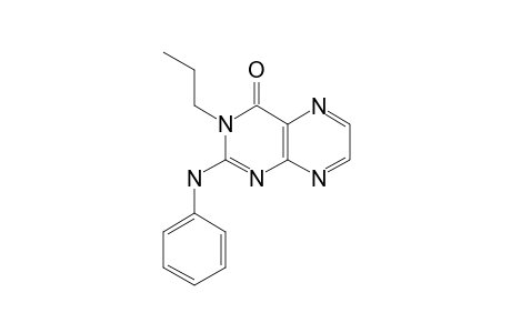 3-Anilino-2-propylpteridin-4(3H)-one