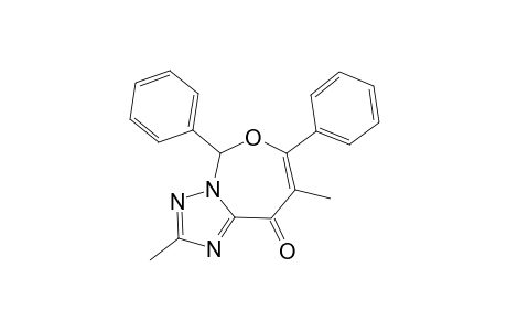 2,8-Dimethyl-5,7-diphenyl-[1,2,4]triazolo[1,5-c][1,3]oxazepin-9-one