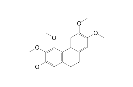 2-HYDROXY-3,4,6,7-TETRAMETHOXY-9,10-DIHYDROPHENANTHRENE