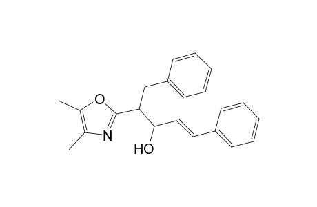3-Hydroxyl-4-(4,5-dimethyl-2-oxazolyl)-1,5-diphenylpent-1-ene