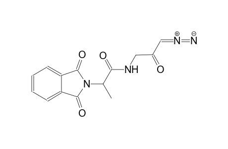 N-(3-diazo-2-oxopropyl)-2-(1,3-dioxo-1,3-dihydro-2H-isoindol-2-yl)propanamide