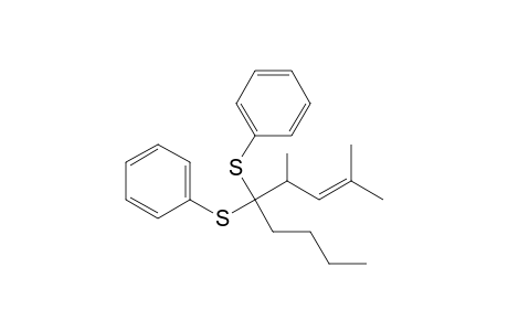 2,4-Dimethyl-5,5-bis(phenylthio)non-2-ene