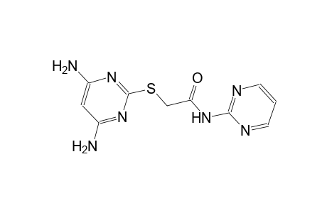 2-[(4,6-diamino-2-pyrimidinyl)sulfanyl]-N-(2-pyrimidinyl)acetamide