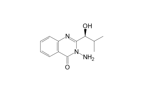 3-Amino-2-[(1S)-1-hydroxy-2-methyl-propyl]quinazolin-4-one