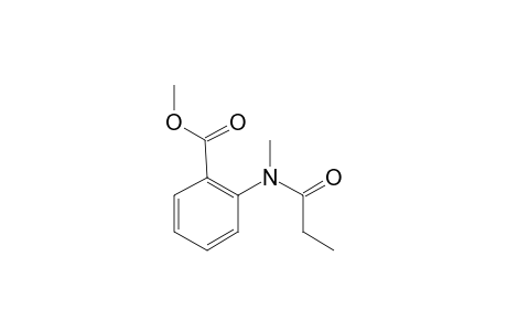 Methyl 2-(propanoylamino)benzoate, N-methyl-