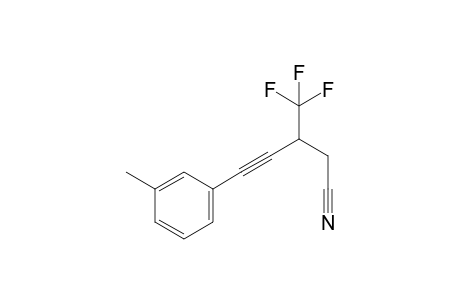 5-(m-Tolyl)-3-(trifluoromethyl)pent-4-ynenitrile