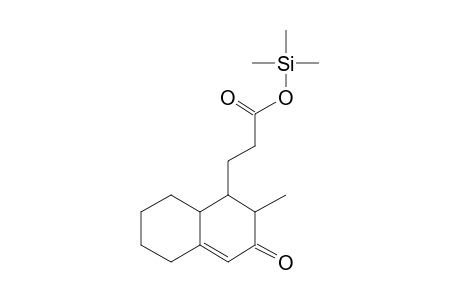 1-Naphthalenepropanoic acid, 1,2,3,5,6,7,8,8A-octahydro-2-methyl-3-oxo-, tms