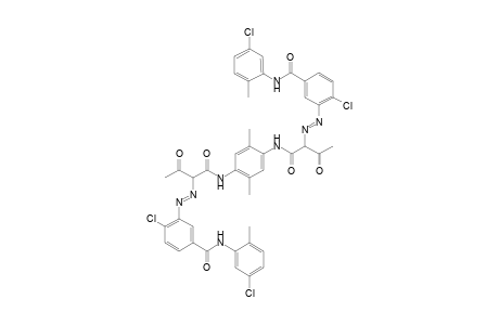 3-Amino-4,5'-dichloro-2'-methylbenzanilide -> n,n'-(2,5-dimethyl-1,4-phenylene)-bis(acetoacetamide)