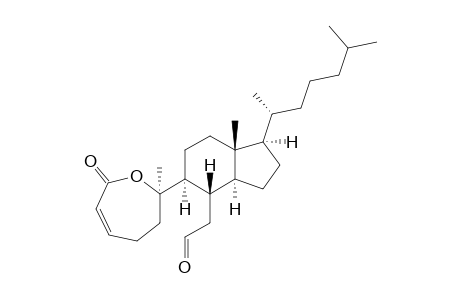 A-Homo-1-oxa-5,6-secocholest-3-en-6-al, 2-oxo-, (10.alpha.)-