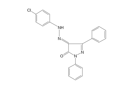 1,3-DIPHENYLPYRAZOLE-4,5-DIONE, 4-[(p-CHLOROPHENYL)HYDRAZONE]