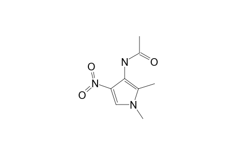 3-ACETYLAMINO-1,2-DIMETHYL-4-NITROPYRROL