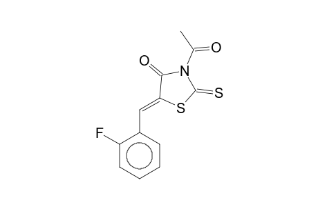 3-Acetyl-5-(2-fluorobenzylidene)rhodanine