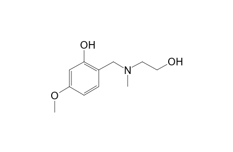 2-(N-2'-Hydroxyethylmethylaminomethyl)-5-methoxyphenol