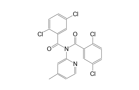 2,5-dichloro-N-(2,5-dichlorobenzoyl)-N-(4-methyl-2-pyridinyl)benzamide