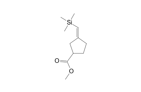 CYCLOPENTANECARBOXYLIC ACID, 3-(TRIMETHYLSILYLMETHYLEN)-, METHYL ESTER (syn=anti)