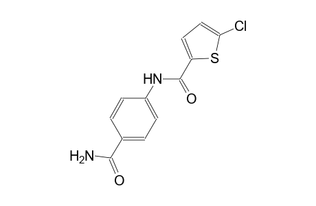 N-[4-(aminocarbonyl)phenyl]-5-chloro-2-thiophenecarboxamide