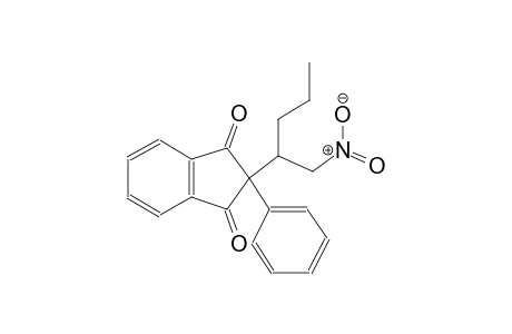 1H-indene-1,3(2H)-dione, 2-[1-(nitromethyl)butyl]-2-phenyl-