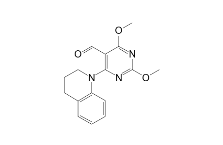 4-(3,4-dihydro-2H-quinolin-1-yl)-2,6-dimethoxypyrimidine-5-carbaldehyde