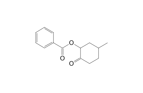 Cyclohexanone, 2-(benzoyloxy)-4-methyl-