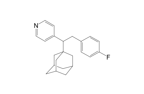 1-(Adamant-1-yl)-2-(4-fluorophenyl)-1-(pyrid-4-yl)-ethane