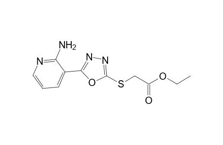 5-(2-Amino-3-pyridyl)-2-ethoxycarbonylmethylthio-1,3,4-oxadiazole