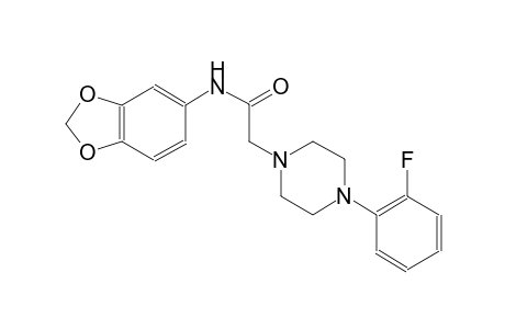 1-piperazineacetamide, N-(1,3-benzodioxol-5-yl)-4-(2-fluorophenyl)-
