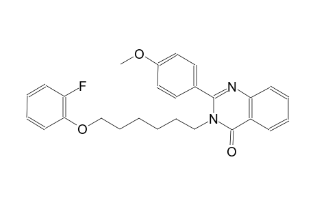 3-[6-(2-fluorophenoxy)hexyl]-2-(4-methoxyphenyl)-4(3H)-quinazolinone