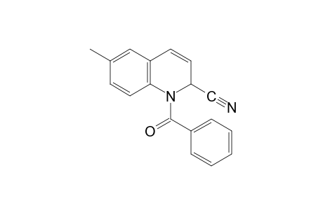 1-benzoyl-1,2-dihydro-6-methyl-2-quinolinecarbonitrile