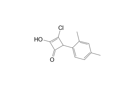 3-Chloranyl-4-(2,4-dimethylphenyl)-2-oxidanyl-cyclobut-2-en-1-one