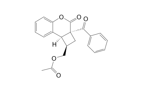rel-(1R,2aS,8bS)-1-Acetoxymethyl-2a-benzoyl-1,2,2a,8b-tetrahydro-3H-benzo[b]cyclobuta[d]pyran-3-one