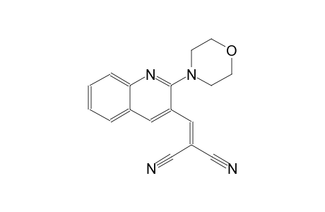 2-{[2-(4-morpholinyl)-3-quinolinyl]methylene}malononitrile