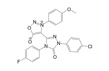 4-[1-(4-Chlorophenyl)-4-(4-fluoirophenyl)-5-oxo-4,5-dihydro-1H-1,2,4-triazol-3-yl]-3-(4-methoxyphenyl)sydnon