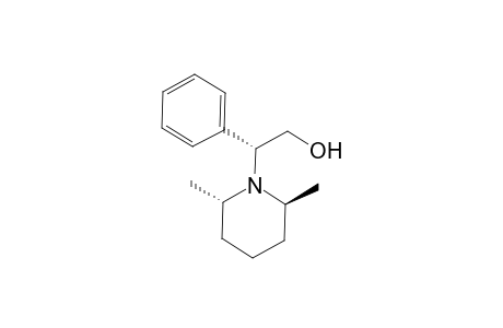 (2R)-2-[(2S,6S)-2,6-dimethyl-1-piperidinyl]-2-phenylethanol