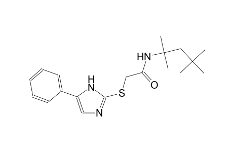 2-[(5-phenyl-1H-imidazol-2-yl)sulfanyl]-N-(1,1,3,3-tetramethylbutyl)acetamide
