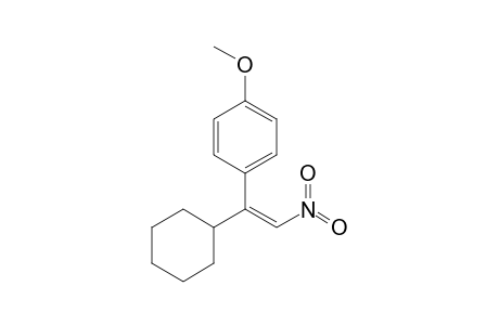 (Z)-2-Cyclohexyl-2-(4-methoxyphenyl)-1-nitroethene