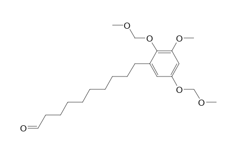 1-[2,5-Bis(methoxymethoxy)-3-methoxyphenyl]decan-10-al