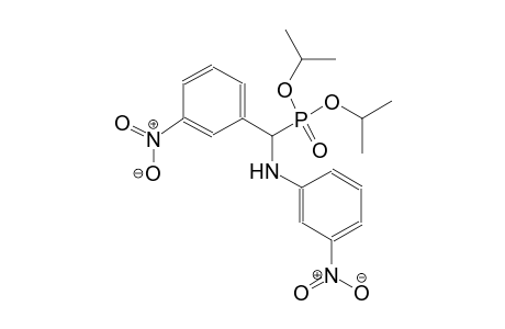 diisopropyl (3-nitroanilino)(3-nitrophenyl)methylphosphonate