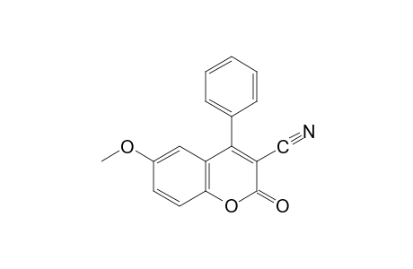 6-methoxy-2-oxo-4-phenyl-2H-1-benzopyran-3-carbonitrile