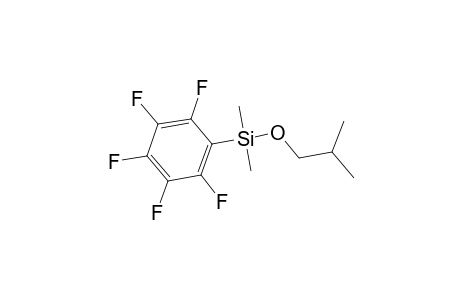 Dimethyl(2,3,4,5,6-pentafluorophenyl)silyl isobutyl ether